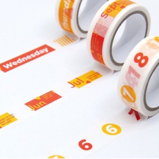 [พร้อมส่ง ◡̈] Masking Tape Tomato English ✹ เทปตกแต่ง  เทปวาชิ แพลนเนอร์‎‎. ✦ 𓈒 ‧⁺◟