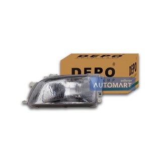 DEPO ไฟหน้า TOYOTA ST190 ข้างซ้าย แบบไม่มีหลอด (1ชิ้น)