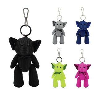 🐘พร้อมส่ง🐘 เอลฟ์...พวงกุญแจตุ๊กตาช้าง ผ้าพลีท+ผ้าดิสโก้ (Eleph Pleat Disco Doll Key Ring)