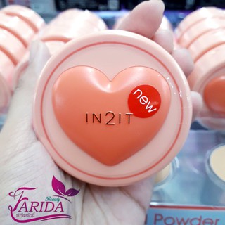 IN2IT Blur &amp; Matte Pressed Powder SPF20 PA+++ 6g.แป้งผสมรองพื้น อินทูอิท เบลอ แอนด์ แมทต์ เพรส พาวเดอร์