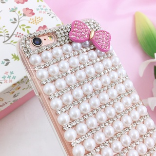 Samsungพร้อมส่งจากไทย!! เคสติดเพชร เคสไข่มุก เคสแฟชั่น เคสมือถือ หรูหรา เคสติดเพชร รายละเอียดสินค้า