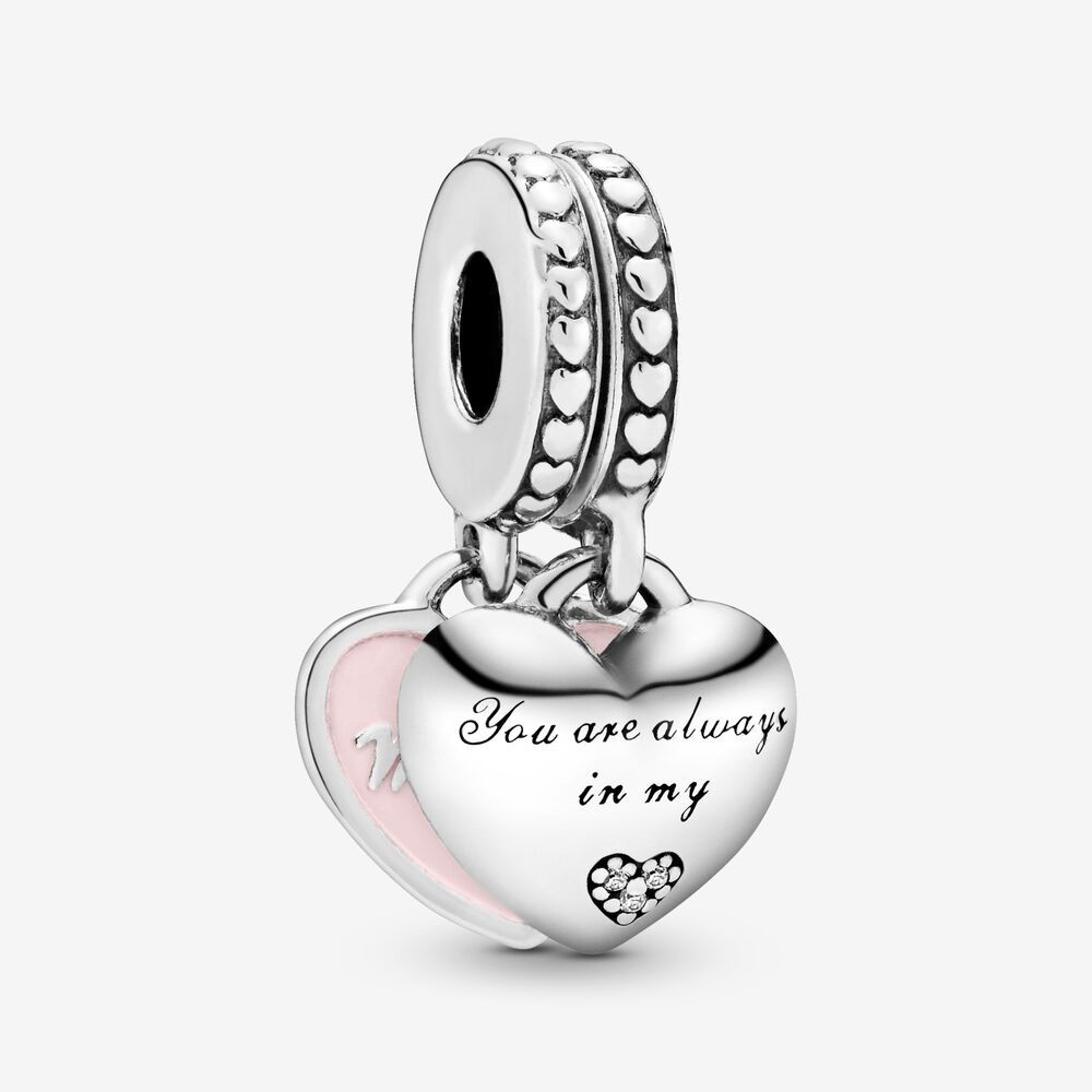 pandora-จี้ลูกปัดเงินสเตอร์ลิง-925-สีโรสโกลด์-ของขวัญวันแม่-และลูกสาว-สําหรับผู้หญิง-p804