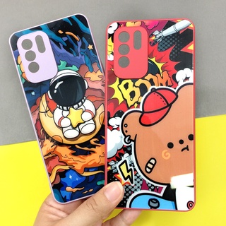 พร้อมส่งเคส ix/xr เคสมือถือกระจกพิมพ์ลาย กันเลนส์กล้อง เคสหน้าเงา ลายการ์ตูน