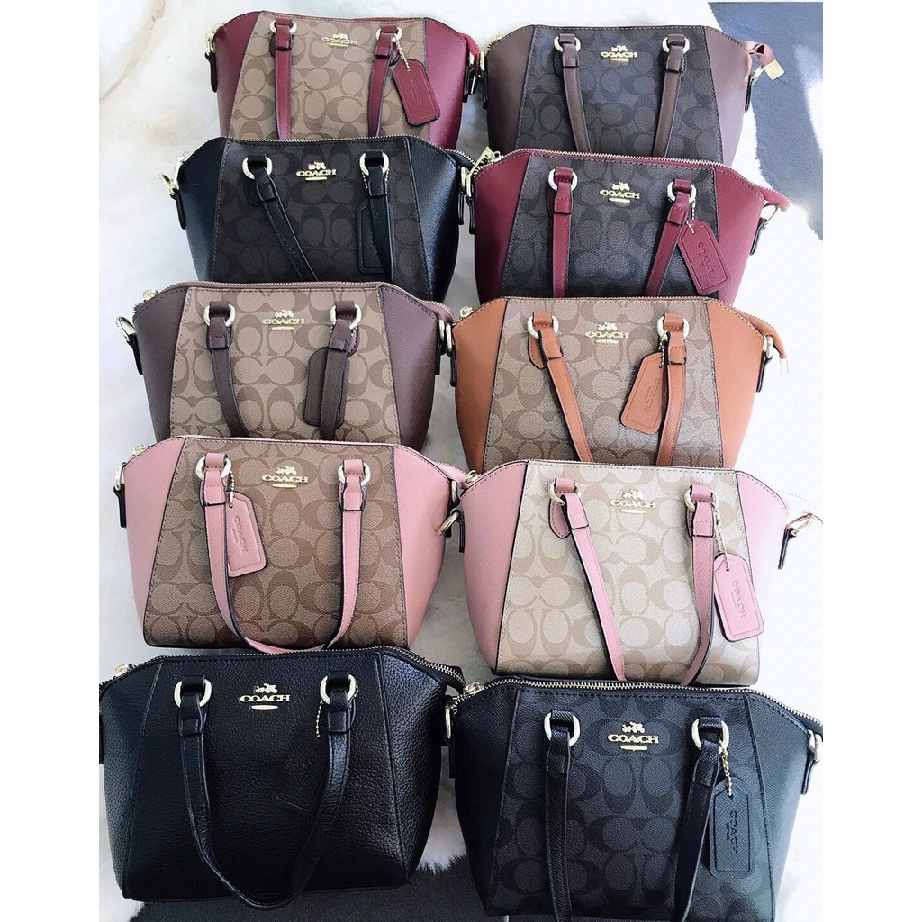 พร้อมส่ง-กระเป๋า-coach-bag-ทรงพัดมินิ-กระเป๋าถือ-กระเป๋าสะพาย-โค้ช