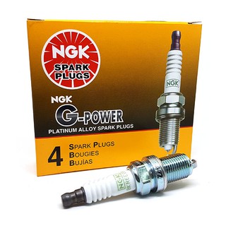 หัวเทียน NGK BKR6EGP 7092 (G-Power Platinum) NGK แท้ 100% (1ชุด/ 4หัว)