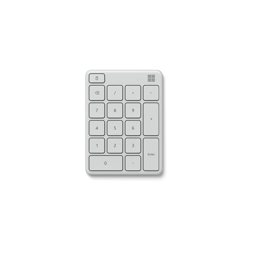 ภาพสินค้าMicrosoft NUMBER PAD Bluetooth (Glacier) ประกันศูนย์ 1ปี จากร้าน eexpress.co.th บน Shopee ภาพที่ 1