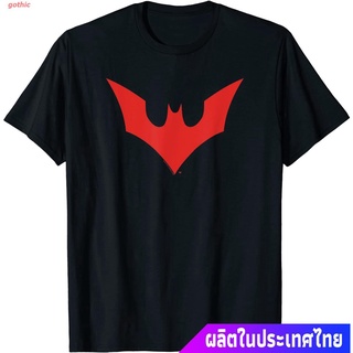 เสื้อยืด เสื้อโอเวอร์ไซ เสื้อยืดลำลอง Mens Batman Beyond Beyond Bat Logo T-Shirt Popular T-shirts