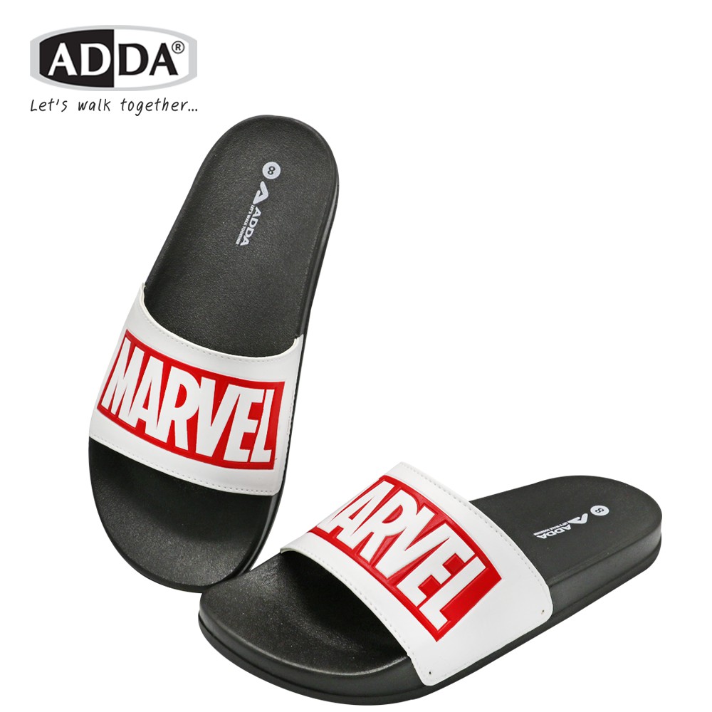 adda-รองเท้าแตะลำลองแบบสวม-รุ่น-13601m1-marvel-avengers-ไซส์-6-10