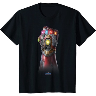 เสื้อยืด ผ้าฝ้าย พิมพ์ลาย Avengers Endgame Infinity Stone Gauntlet สําหรับผู้ชาย