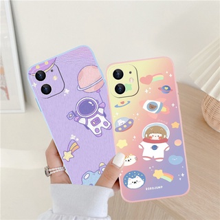 เคสโทรศัพท์มือถือแบบนิ่ม ผิวด้าน ลายดาวเคราะห์อวกาศ สีชมพู สําหรับ iPhone 14 13 12 11 Promax 14Plus mini X XS XR XSMAX 6 6s 5 5S 6plus 6splus 7 8 SE2020 7plus 8Plus