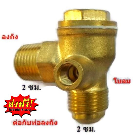ส่งฟรี-เช็ควาล์ว-ปั๊มลมพูม่า-อะไหล่ปั๊มลมพูม่า-แบบโรตารี่-รุ่น-xm-ขนาดเกลียวลงถัง-2-ชม-ต่อท่อลงถังขนาด-2-ชม