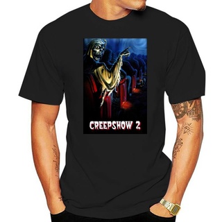 Creepshow เสื้อยืดลําลอง ผ้าฝ้าย 100% แขนสั้น คอกลม พิมพ์ลายโปสเตอร์ภาพยนตร์ แนวสตรีท สีดํา แฟชั่นสําหรับผู้ชาย และผู้หญ