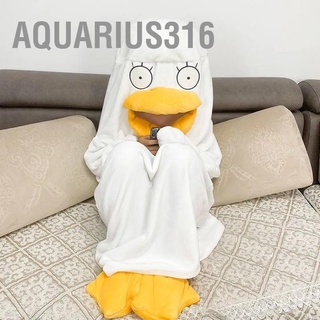 Aquarius316 ชุดนอนจั๊มสูทวันพีช คอสเพลย์ รูปเป็ดน่ารัก สําหรับทุกวัน