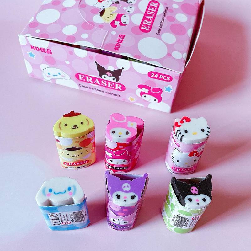 ราคาและรีวิวใหม่ Sanrio Mymelody Kuromi Cinnamoroll ยางลบดินสอ ลายสัตว์น่ารัก อุปกรณ์เสริม ของขวัญวันเด็ก