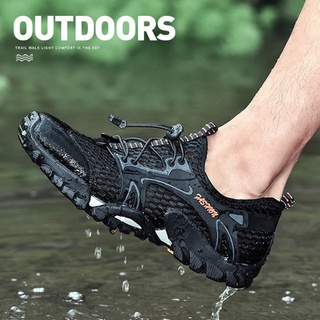 สินค้า Intelscore 🍃รองเท้าปีนเขา🍃ท้าเดินป่า แฟชั่น กลางแจ้งตาข่าย เดินลุยน้ำ ทนต่อการสึกหรอ รองเท้าลุย รองเท้าลุย รองเท้าผู้ชาย