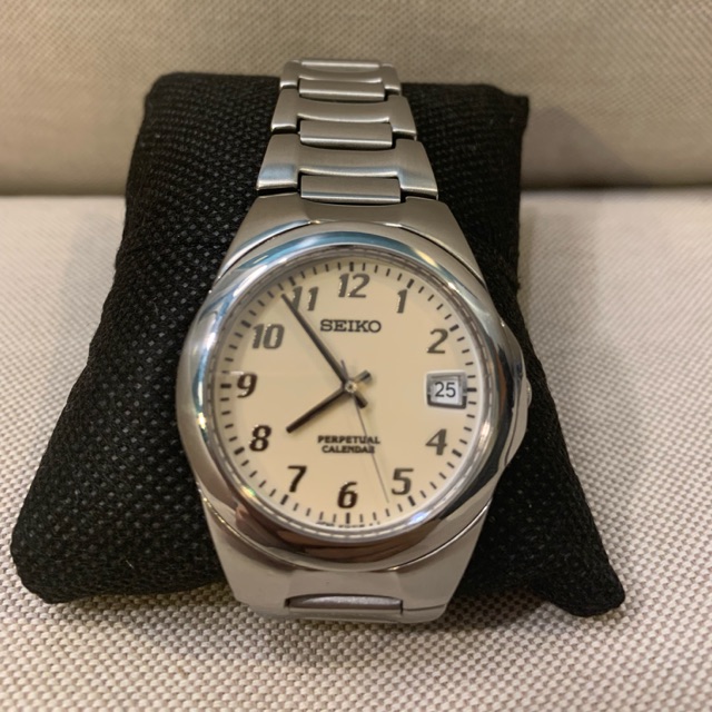 นาฬิกา Seiko (Made in Japan) Perpetual Calendar 8F320130 Shopee Thailand