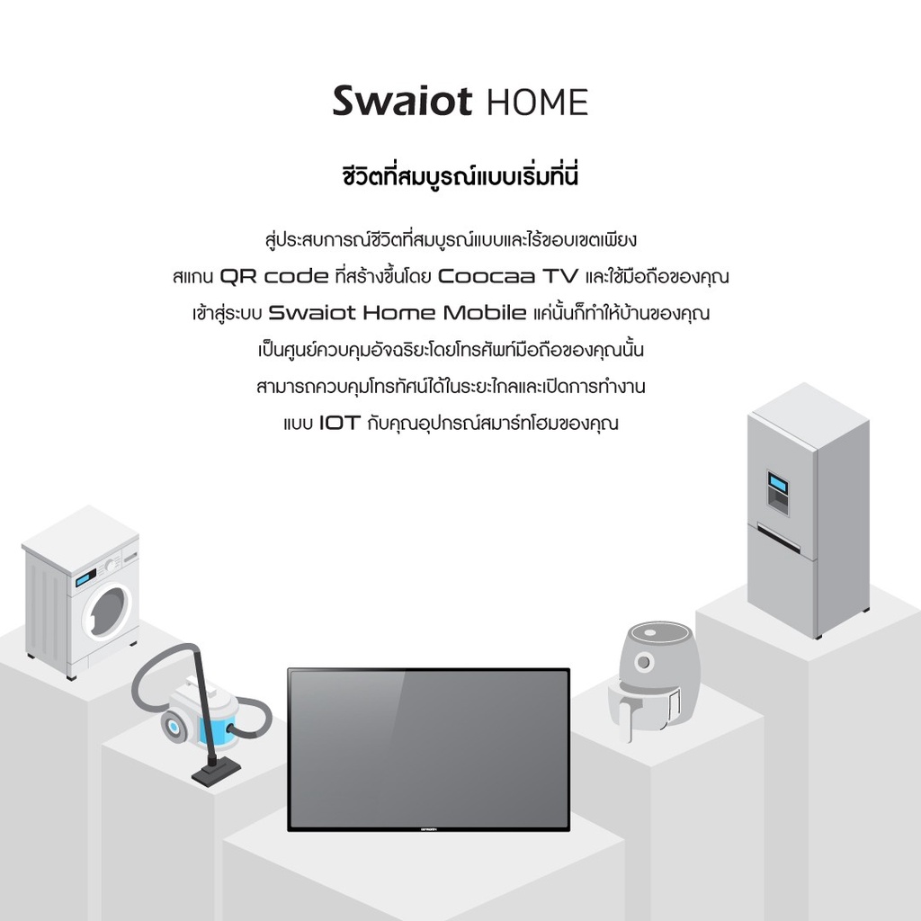 รายละเอียดเพิ่มเติมเกี่ยวกับ SKYWORTH 43 นิ้ว Smart TV รุ่น 43W4 คมชัด FHD รองรับ WIFI Youtube Browser