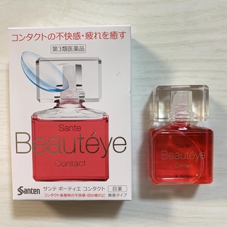 Sante Beauteye For Contact Lens น้ำตาเทียมผสมวิตามิน สำหรับคอนแทคเลนส์ ขนาด12 ml ความเย็นระดับ0 (ไม่เย็นเลย)