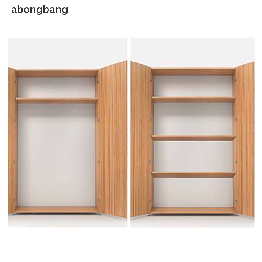 abongbang-ชั้นวางของ-แบบไม่มีกาว-สําหรับตู้เสื้อผ้า-5-ชิ้น-ขายดี