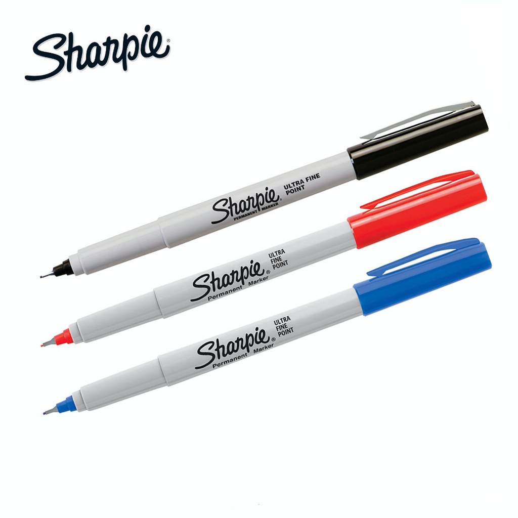 ปากกา-sharpie-ปากกาเคมี-ปากกา-permanent-ชาร์ปี้-ultra-fine-ขนาด-0-3mm