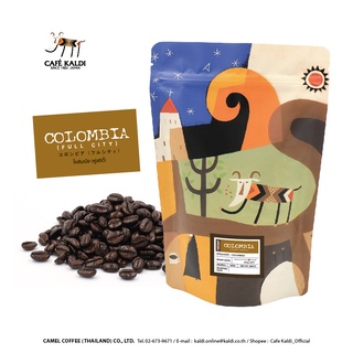 เมล็ดกาแฟคั่ว 200 กรัม : CAFÉ KALDI : Colombia (Full City) 200 g ✤