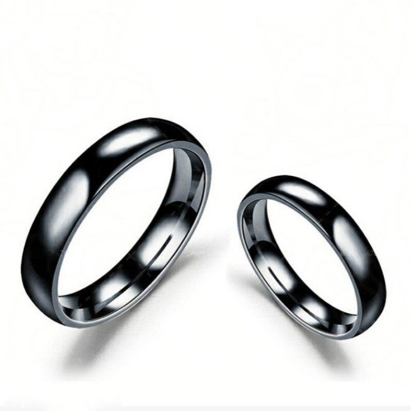 ภาพสินค้าแหวนคู่รัก สเตนเลส สีเงิน สีทอง 4 มม. 6 มม.  5040 จากร้าน vickyle0930.th บน Shopee ภาพที่ 5