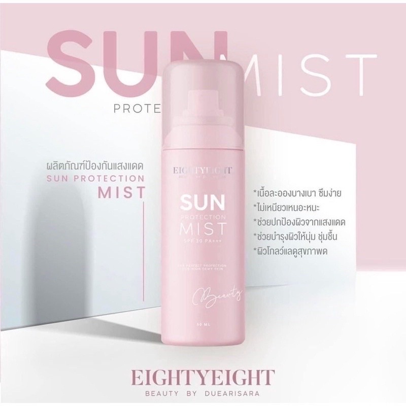 สเปรย์หน้าเป๊ะ-กันแดด-by-ดิว-อริสรา-sun-protection-mist