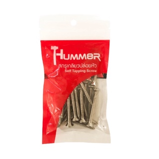 HUMMER สกรูเกลียวปล่อยหัว F-HM8114 ขนาด 8x1-1/4" (25ตัว/แพ็ค)