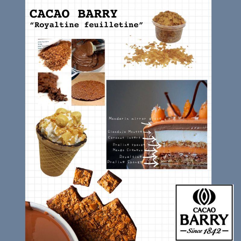 cacao-barry-royaltine-feuilletine-บิสกิตอบกรอบ