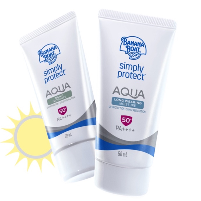 banana-boat-simply-protect-aqua-uv-protection-sunscreen-lotion-pa-50-ml-บานาน่าโบ๊ท-โลชั่นกันแดด-1หลอด