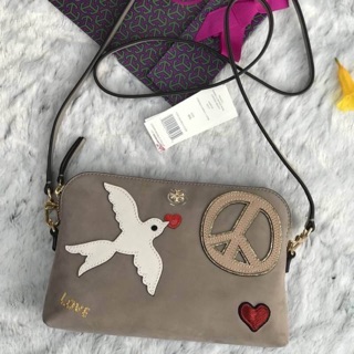 Tory Burch Crossbody สีเทา พร้อมส่ง