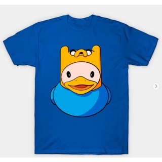 เสื้อยืดแขนสั้น คอกลม ผ้าฝ้ายแท้ พิมพ์ลายการ์ตูน Adventure Time Adventure Time Adventure Time Adventure Time Adventuren