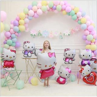 ลูกโป่งฟอยล์ฮีเลียมลายการ์ตูน hello kitty