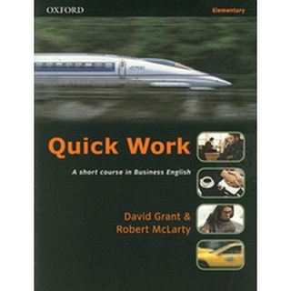 Bundanjai (หนังสือเรียนภาษาอังกฤษ Oxford) Quick Work Elementary : Students Book (P)