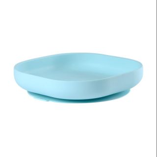 BEABA  จานซิลิโคน Silicone suction plate - LIGHT BLUE