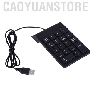 USB Numeric Keypad มินิหมายเลข Pad Numpad 18 แป้นพิมพ์แป้นพิมพ์สำหรับแล็ปท็อปเดสก์ท็อป