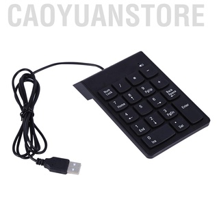 USB Numeric Keypad มินิหมายเลข Pad Numpad 18 แป้นพิมพ์แป้นพิมพ์สำหรับแล็ปท็อปเดสก์ท็อป