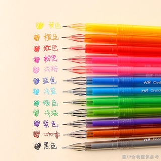 ภาพหน้าปกสินค้าปากกาเจล หัวเพชร 12 สี เติมสีได้ ขนาดเล็ก สีสันสดใส เครื่องเขียนนักเรียน ที่เกี่ยวข้อง
