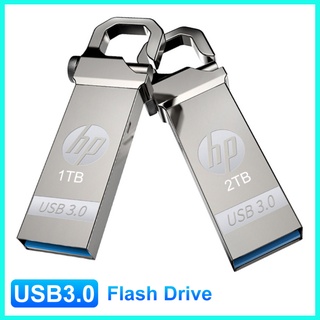 สินค้า HP USB 3.0 แฟลชไดรฟ์ 2TB ความเร็วสูงมินิแบบพกพา HP USB3.0 USB แฟลชไดรฟ์ 2TB โลหะกันน้ำ รถ