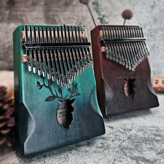 เปียโนนิ้วโป้ง 17 keys Kalimba Thumb Piano Acoustic Finger Piano Music Instrument คาลิมบ้าเปียโนนิ้วมือ