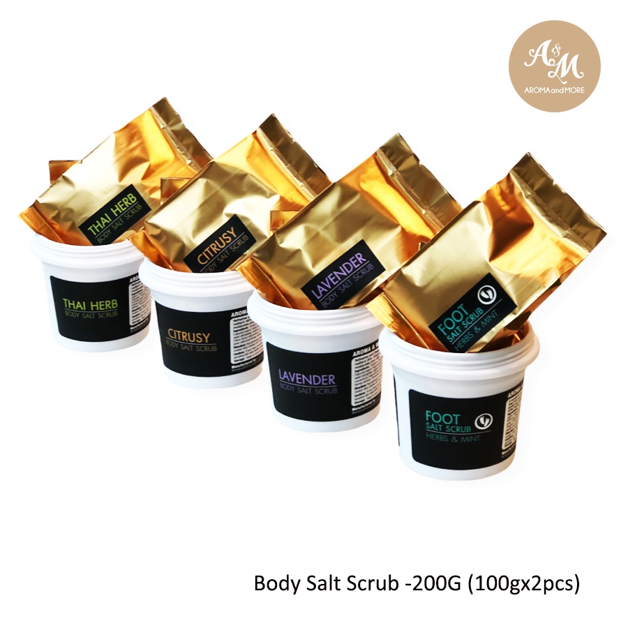 aroma-amp-more-citrusy-body-salt-scrub-เกลือขัดผิวเนื้อละเอียดกลิ่นซีทรัสซี่-ช่วยผลัดเซลล์ผิว-ใสกระจ่าง-เนียนนุ่ม-200g-1000g