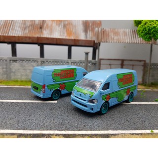 โมเดลรถเหล็ก majorette toyota hiace ขนาด 1/64