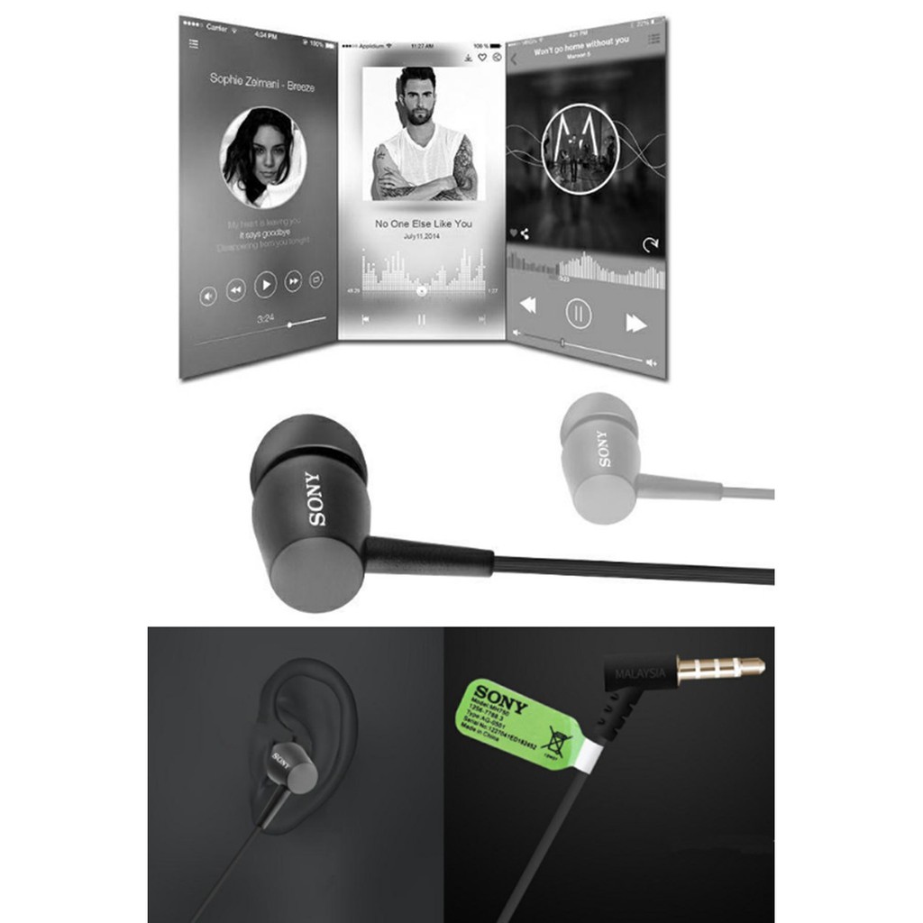ภาพสินค้าSony หูฟังแบบสอดหู รุ่น MDR-EX750AP จากร้าน pleasuremall บน Shopee ภาพที่ 7