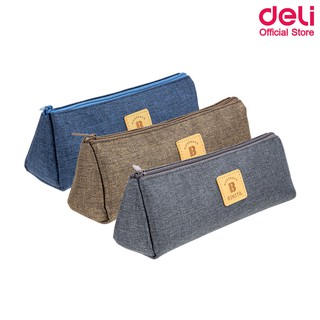 Deli 67058 Pencil Pouch กระเป๋าดินสอผ้า (คละสี 1 ชิ้น) กระเป๋า เครื่องเขียน กระเป๋าดินสอ กล่องดินสอ อุปกรณ์เครื่องเขียน อุปกรณ์การเรียน