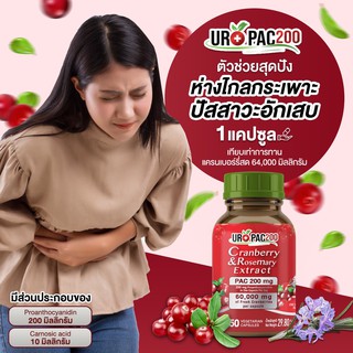 ภาพขนาดย่อของภาพหน้าปกสินค้าStar Herb ผลิตภัณฑ์เสริมอาหาร URO PAC200 สกัดจากแครนเบอร์รีเข้มข้น 150 เท่า ป้องกันการติดเชื้อในทางเดินปัสสาวะ ผิวใส จากร้าน sasimaarj บน Shopee ภาพที่ 2