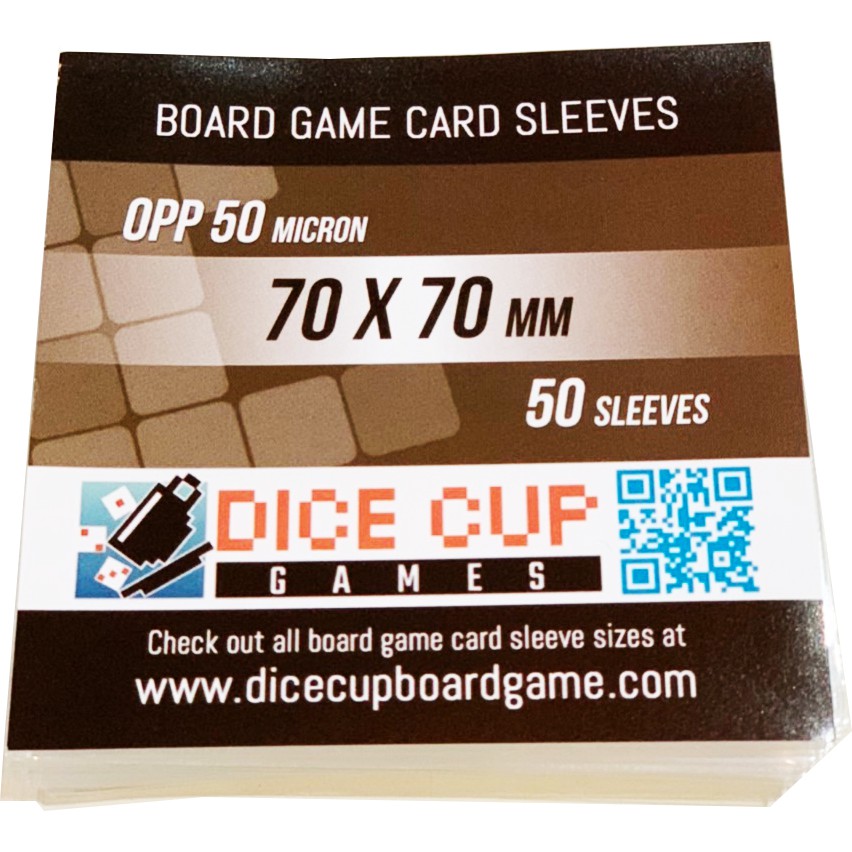 ของแท้-dice-cup-games-ซองใสใส่การ์ด-sleeves-opp-ขนาด-70x70-mm-100-sleeves-amp-50-sleeves