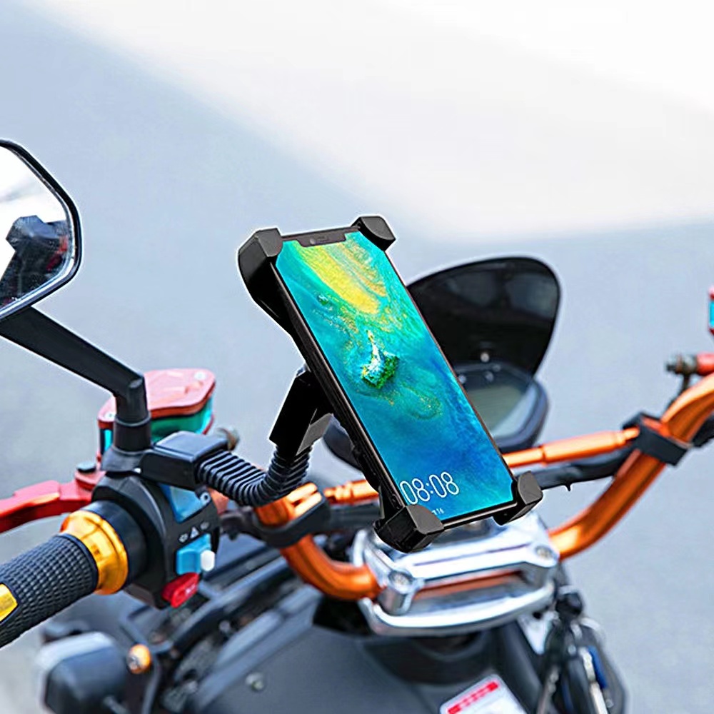 ที่ยึดโทรศัพท์มอเตอร์ไซค์-motorbike-holder-ที่จับโทรศัพท์-ที่ยึดมือถือ-ที่ยึดโทรศัพท์ติดกระจกมอเตอร์ไซค์