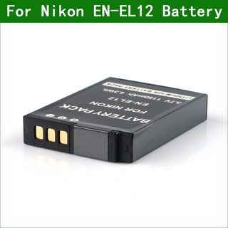 EN-EL12 ENEL12 EN EL12 Digital Camera Battery for Nikon COOLPIX AW100 AW110 AW120 AW100s AW130 AW110s W300s KeyMission 1