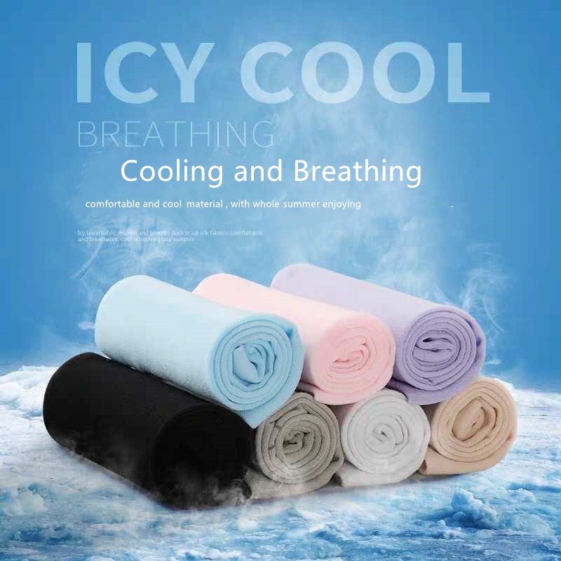 พร้อมส่ง-ปลอกแขน-ปลอกแขนกันแดด-แขนเสื้อ-กันแดด-กันแสง-uv-แบบสวมนิ้ว-cooling-ice-silk-sun