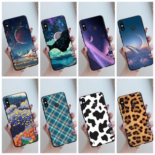 Tecno Spark 4 Lite Pop 3 Plus Infinix Hot S4 Smart 3 Plus เคสหรูหรา ท้องฟ้าเต็มไปด้วยดวงดาว ทาสี ซิลิโคนนิ่ม TPU เคสด้านหลัง